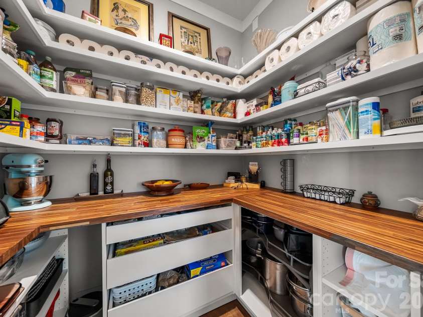 6008 Candlestick Lane, Lancaster, SC 29720.  MLS# CAR4366162, YatesRealty ID 22592. Pantry