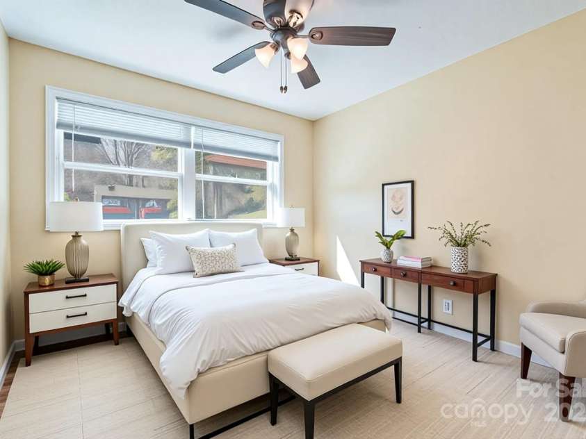 39 Pershing Road, Asheville, NC 28805.  MLS# CAR4321387, YatesRealty ID 22596. Virtually Staged 2nd Bedroom.