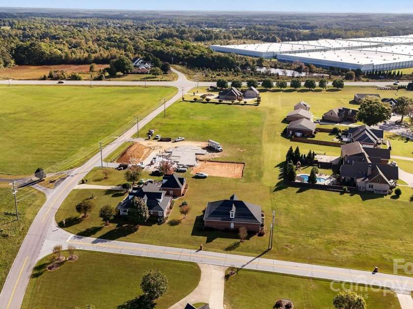 1004 Brockman Road, Greer, SC 29651.  MLS# CAR4312063, YatesRealty ID 226. Aerial Showing 1004 Brockman Rd 5