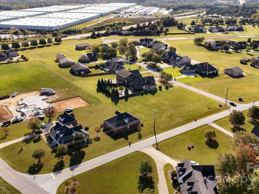 1004 Brockman Road, Greer, SC 29651.  MLS# CAR4312063, YatesRealty ID 226. Aerial Showing Chandelle Airpark View 3