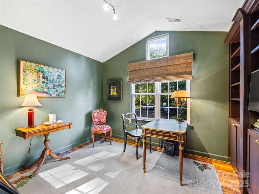 73 Ridgetop Circle, Brevard, NC 28712.  MLS# CAR4307459, YatesRealty ID 226. 3rd bedroom converted to executive office.