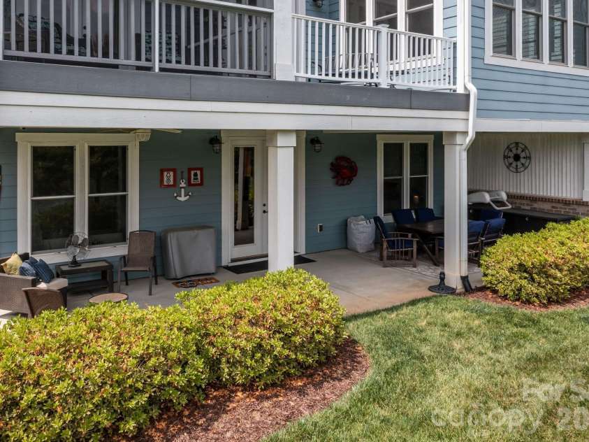 122 Sisters Cove Court, Mooresville, NC 28117.  MLS# CAR4368583, YatesRealty ID 22607. Patio