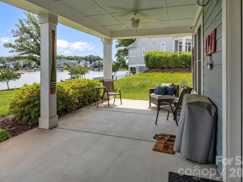 122 Sisters Cove Court, Mooresville, NC 28117.  MLS# CAR4368583, YatesRealty ID 22607. Patio