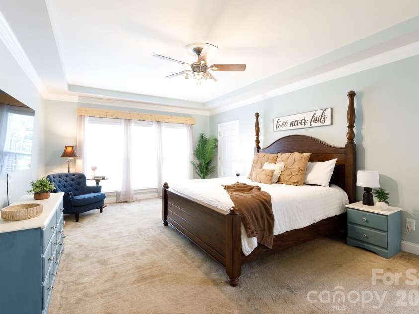 4017 Sandy Trail, Fort Mill, SC 29707.  MLS# CAR4378374, YatesRealty ID 22610. Primary Bedroom on main level
