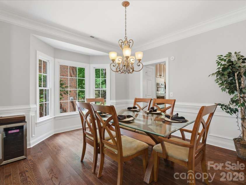 1101 Baldwin Lane, Waxhaw, NC 28173.  MLS# CAR4378491, YatesRealty ID 22625. Dining Room