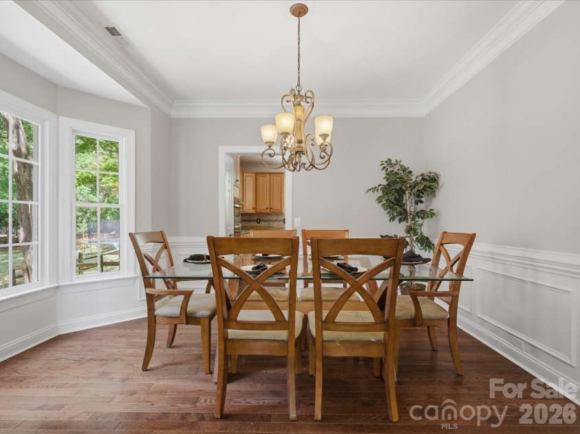 1101 Baldwin Lane, Waxhaw, NC 28173.  MLS# CAR4378491, YatesRealty ID 22625. Dining Room