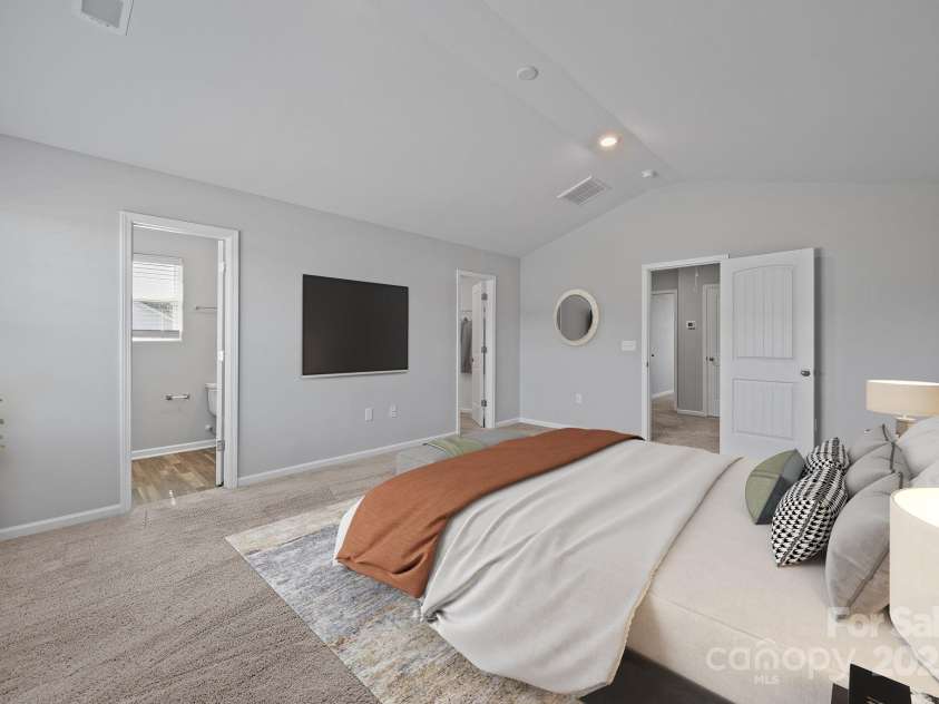 163 Kipling Lane, Kings Mountain, NC 28086.  MLS# CAR4311069, YatesRealty ID 2263. Primary bedroom (virtually staged)