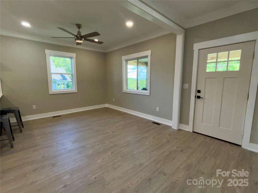 85 Archer Street, Granite Falls, NC 28630.  MLS# CAR4259027, YatesRealty ID 22631. Living Room