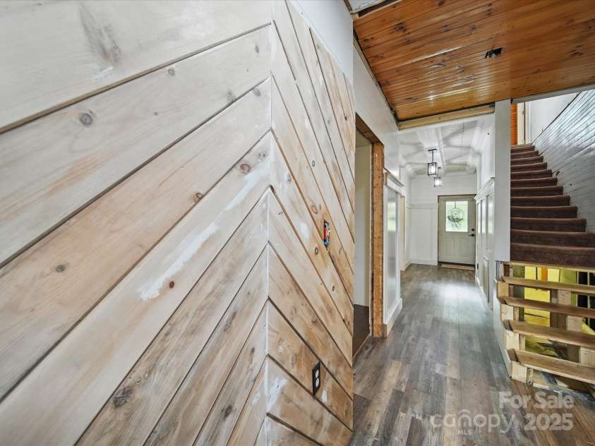 828 Main Street, Mount Pleasant, NC 28124.  MLS# CAR4264431, YatesRealty ID 22637. Hall Leading to Mud Room