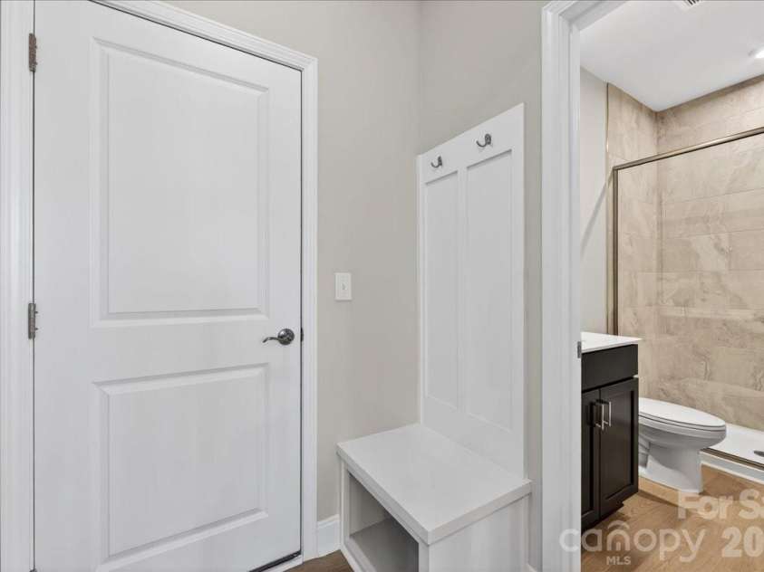 7933 Cedarsmith Court, Charlotte, NC 28217.  MLS# CAR4367732, YatesRealty ID 22647. Drop Zone and first floor full bathroom