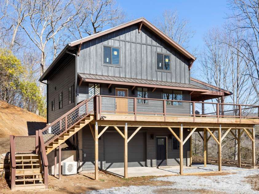 114 Phivo Drive, Balsam Grove, NC 28708.  MLS# CAR4319518, YatesRealty ID 22663. Front Elevation 2!