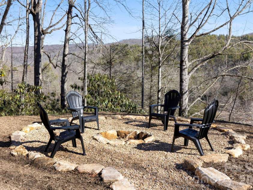 114 Phivo Drive, Balsam Grove, NC 28708.  MLS# CAR4319518, YatesRealty ID 22663. Outdoor Firepit!