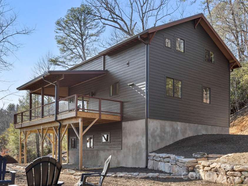 114 Phivo Drive, Balsam Grove, NC 28708.  MLS# CAR4319518, YatesRealty ID 22663. Rear Elevation!