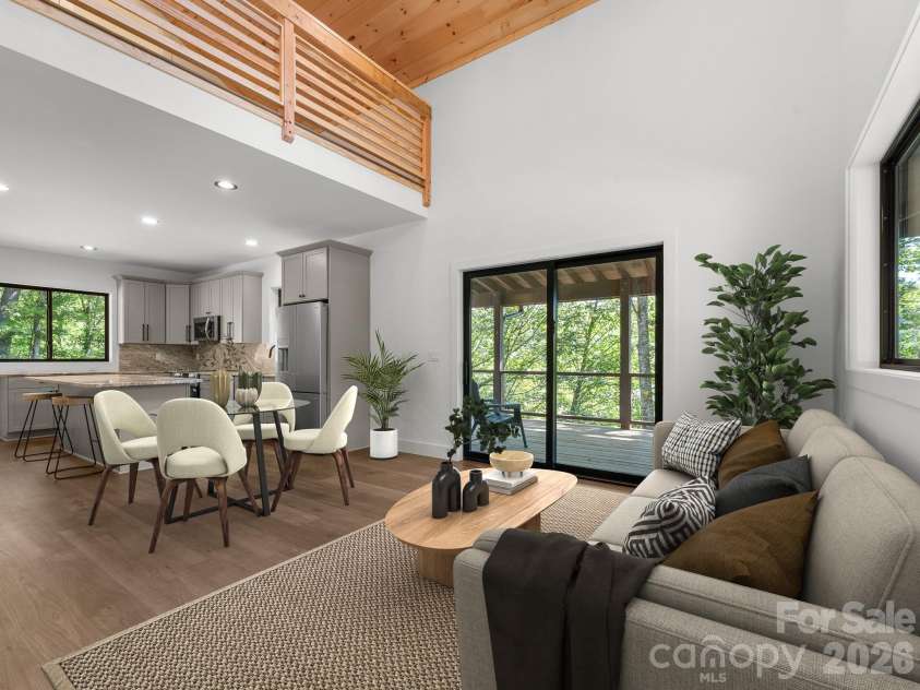 114 Phivo Drive, Balsam Grove, NC 28708.  MLS# CAR4423780, YatesRealty ID 22663. Virtually Staged