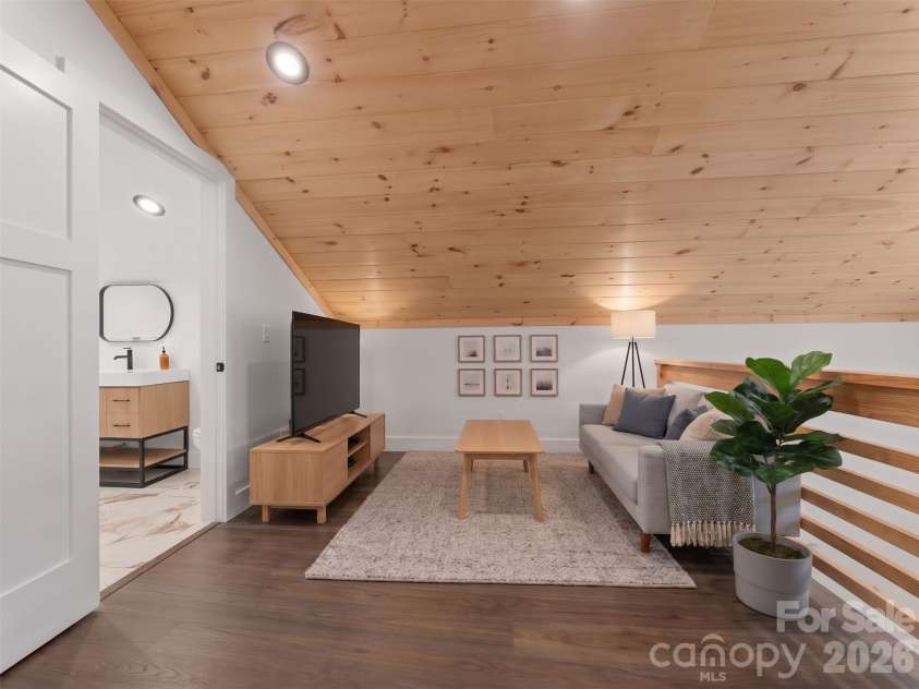 114 Phivo Drive, Balsam Grove, NC 28708.  MLS# CAR4423780, YatesRealty ID 22663. Virtually staged loft