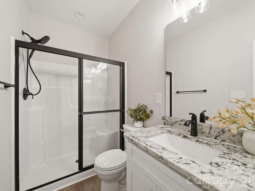 6721 Jesse Rushing Road, Marshville, NC 28103.  MLS# CAR4371429, YatesRealty ID 22668. Primary bathroom