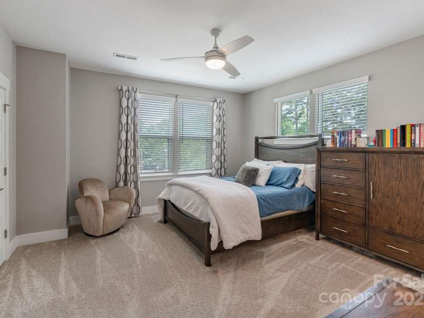 2969 Simpson Drive, Charlotte, NC 28205.  MLS# CAR4270253, YatesRealty ID 22679. Primary Bedroom with lots of natural light