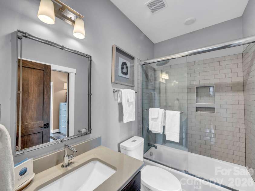 198 Ramblestone Terrace, Boone, NC 28607.  MLS# CAR4310006, YatesRealty ID 2268. Guest bathroom