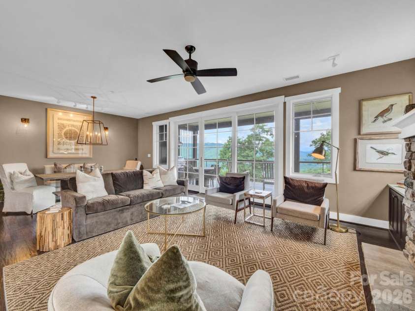 198 Ramblestone Terrace, Boone, NC 28607.  MLS# CAR4310006, YatesRealty ID 2268. Open floorplan with layered mountain views 