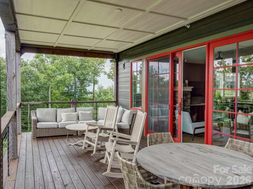 198 Ramblestone Terrace, Boone, NC 28607.  MLS# CAR4310006, YatesRealty ID 2268. Rear deck