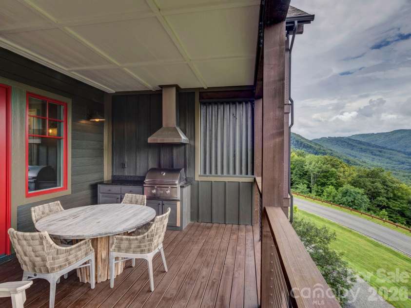198 Ramblestone Terrace, Boone, NC 28607.  MLS# CAR4310006, YatesRealty ID 2268. Rear deck with Grilling Station