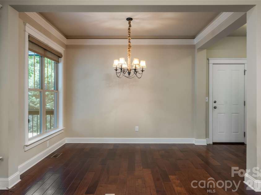22 Sparkle Dun Drive, Biltmore Lake, NC 28715.  MLS# CAR4417857, YatesRealty ID 22681. Dining Room space with views of the backyard