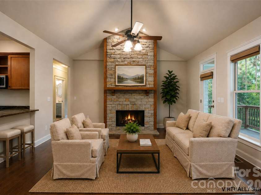 22 Sparkle Dun Drive, Biltmore Lake, NC 28715.  MLS# CAR4417857, YatesRealty ID 22681. Virtually Staged