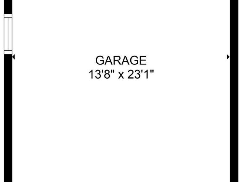 1530 Buffalo Street, Kannapolis, NC 28081.  MLS# CAR4301517, YatesRealty ID 2269. Garage sketch