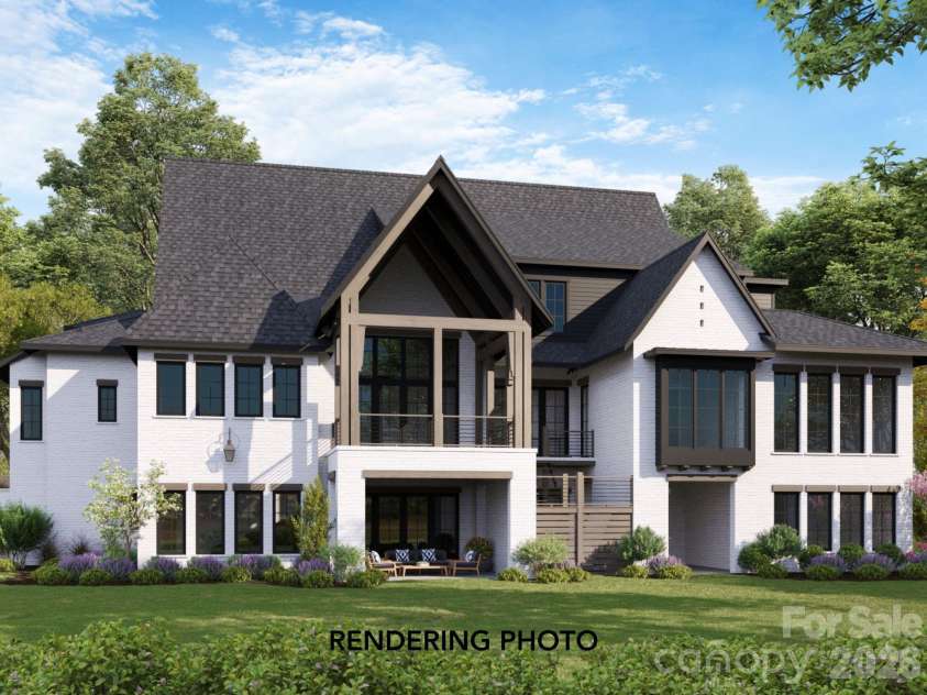 5019 Carmel Park Drive, Charlotte, NC 28226.  MLS# CAR4341651, YatesRealty ID 2269. RENDERING PHOTO - Rear Exterior