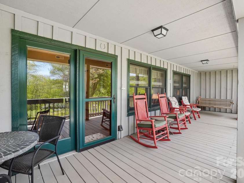 302 Eagles Nest Court, Mars Hill, NC 28754.  MLS# CAR4369969, YatesRealty ID 22693. Private Covered Rear Deck
