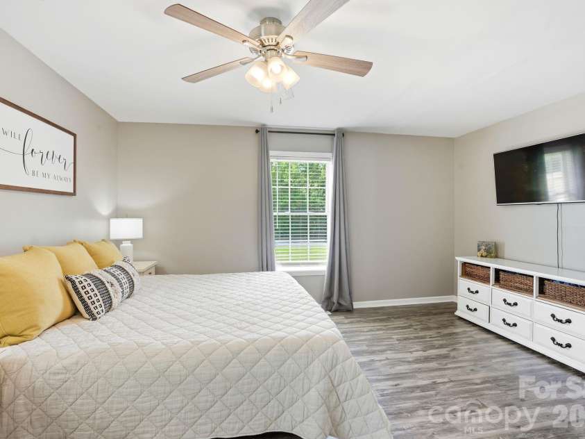 142 Sam Bailes Boulevard, Smyrna, SC 29743.  MLS# CAR4380079, YatesRealty ID 22694. Primary Bedroom
