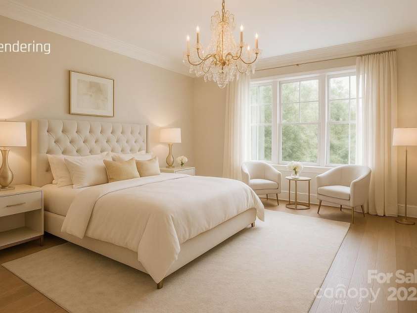 501 River Oaks Lane, Charlotte, NC 28226.  MLS# CAR4192085, YatesRealty ID 22698. Rendering concept for second bedroom.