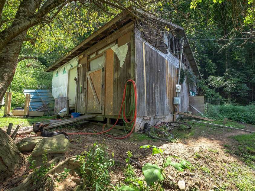 1145 Woolyshot Branch Road, Hot Springs, NC 28743.  MLS# CAR4295648, YatesRealty ID 227. Barn located on upper portion. 