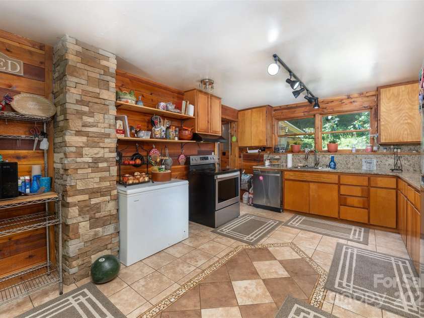 1145 Woolyshot Branch Road, Hot Springs, NC 28743.  MLS# CAR4295648, YatesRealty ID 227. Kitchen 