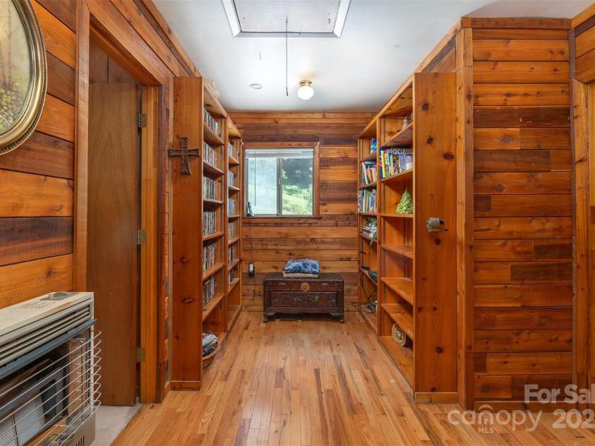 1145 Woolyshot Branch Road, Hot Springs, NC 28743.  MLS# CAR4295648, YatesRealty ID 227. Upper hallway. 
