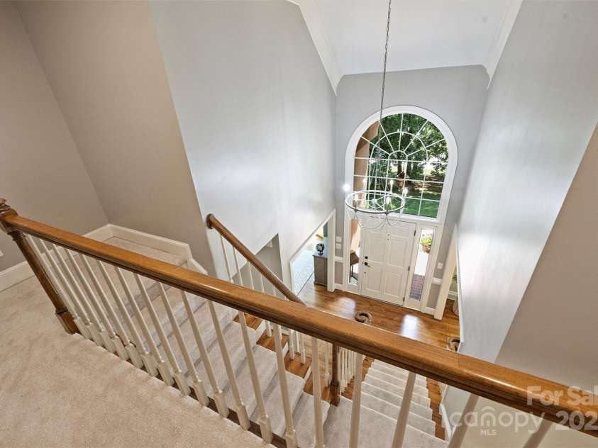 2317 Houston Branch Road, Charlotte, NC 28270.  MLS# CAR4272104, YatesRealty ID 22700. Upstairs Landing/Foyer