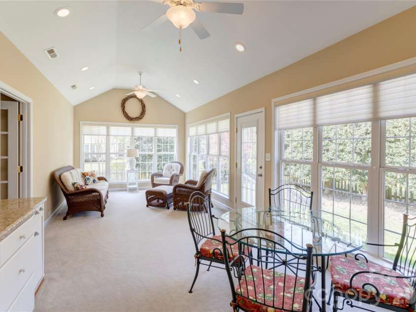 580 Gatsby Place, Concord, NC 28027.  MLS# CAR4359128, YatesRealty ID 22700. Dining Area leading to the 2nd Living Area
