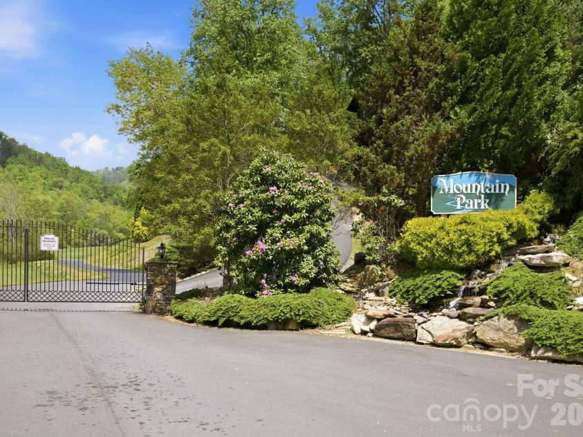 122 Running Deer Lane, Mars Hill, NC 28754.  MLS# CAR4370515, YatesRealty ID 22709. Your gated entry to Mountain Park.  Great access control.