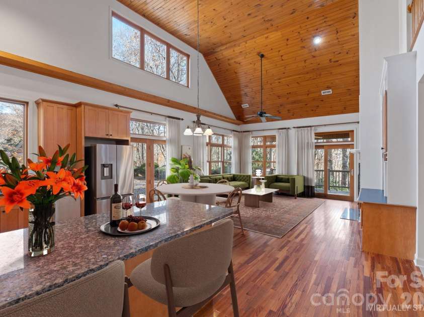 905 Old Fiddle Road, Waynesville, NC 28786.  MLS# CAR4321472, YatesRealty ID 22710. Virtually staged