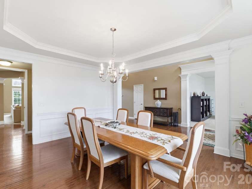 8480 Penton Place, Harrisburg, NC 28075.  MLS# CAR4349630, YatesRealty ID 22713. Formal Dining w/ trey ceiling