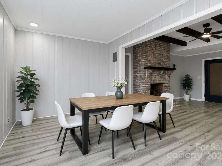 105 Deaver Street, Chester, SC 29706.  MLS# CAR4242410, YatesRealty ID 22718. Virtual Staged Dining Room