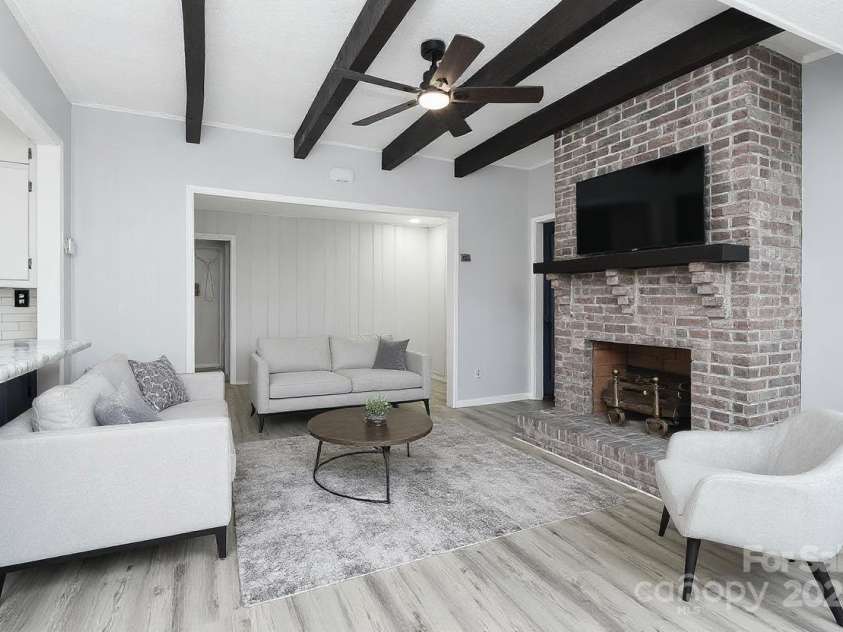 105 Deaver Street, Chester, SC 29706.  MLS# CAR4242410, YatesRealty ID 22718. Virtual Staged of Living Room