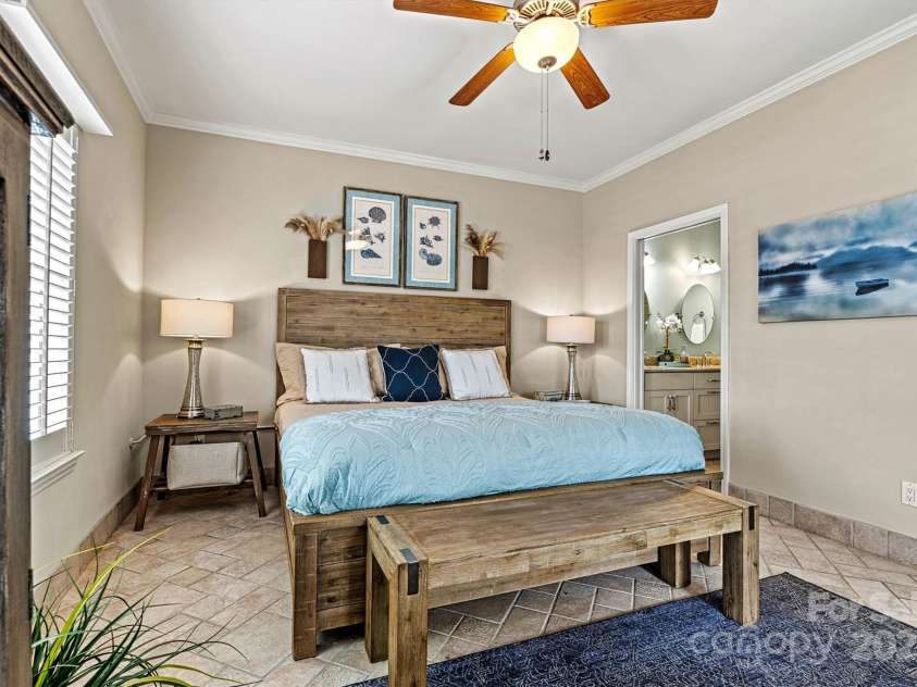 1007 Southwest Drive, Davidson, NC 28036.  MLS# CAR4271868, YatesRealty ID 22720. Primary bedroom