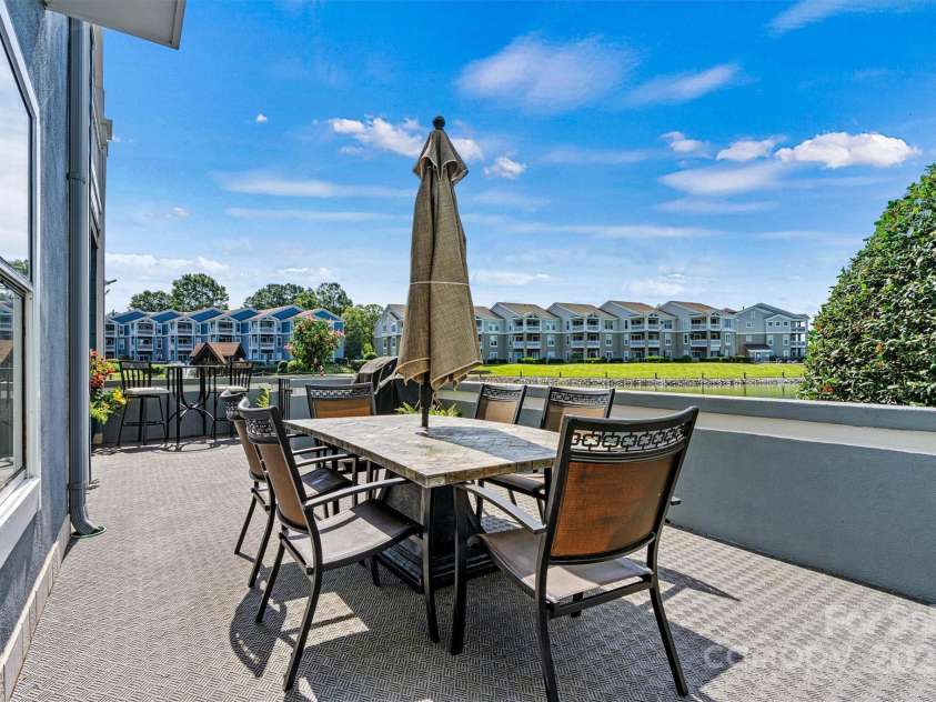 1007 Southwest Drive, Davidson, NC 28036.  MLS# CAR4271868, YatesRealty ID 22720. This patio is HUGE!
