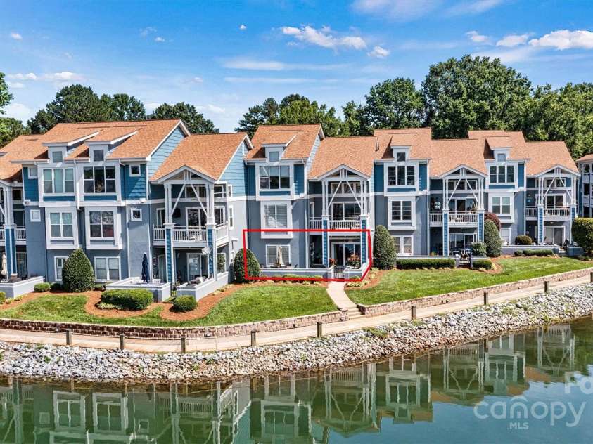 1007 Southwest Drive, Davidson, NC 28036.  MLS# CAR4271868, YatesRealty ID 22720. Very large patio approx. 462 SF of outdoor living!