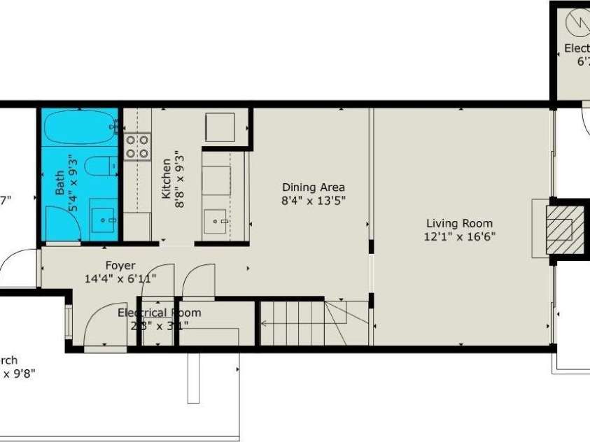7916 Charter Oak Lane, Charlotte, NC 28226.  MLS# CAR4272766, YatesRealty ID 22722. First Floor