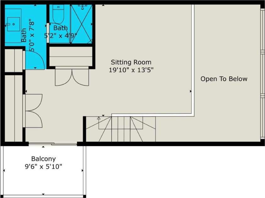 7916 Charter Oak Lane, Charlotte, NC 28226.  MLS# CAR4272766, YatesRealty ID 22722. Second Floor