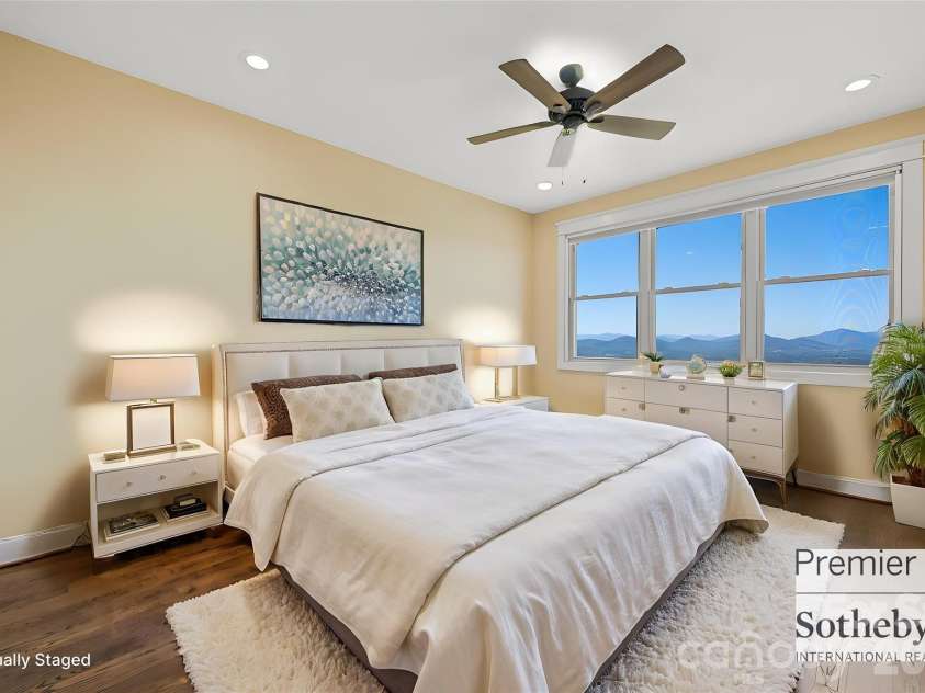 179 Serenity Ridge Trail, Asheville, NC 28804.  MLS# CAR4361567, YatesRealty ID 22729. Primary Bedroom on Main - Virtually staged
