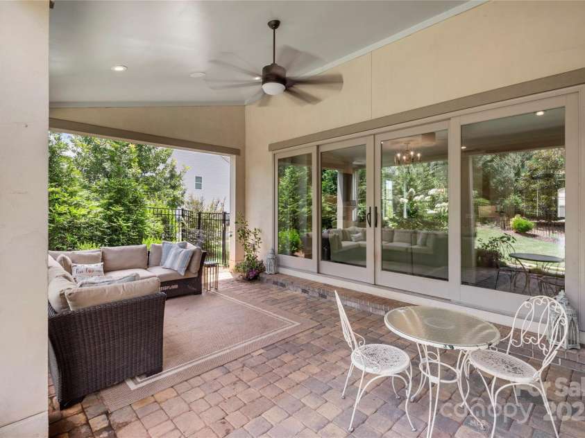 12047 Huntson Reserve Road, Huntersville, NC 28078.  MLS# CAR4301440, YatesRealty ID 2273. Huge Covered Patio With Fenced Yard and Privacy