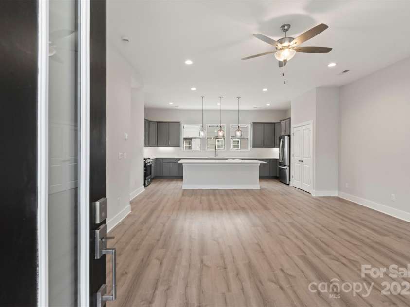 413 Prine Place, Charlotte, NC 28213.  MLS# CAR4112669, YatesRealty ID 22738. Kitchen/Living/Dining